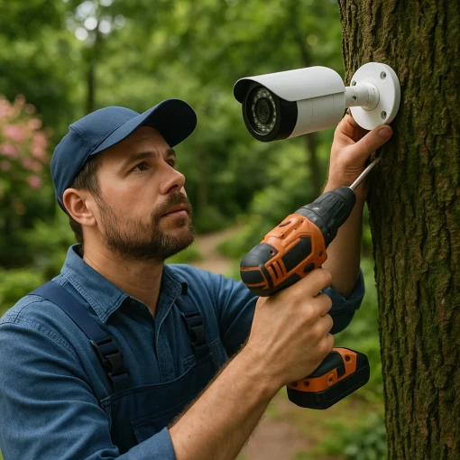 دوربین مداربسته برای باغ