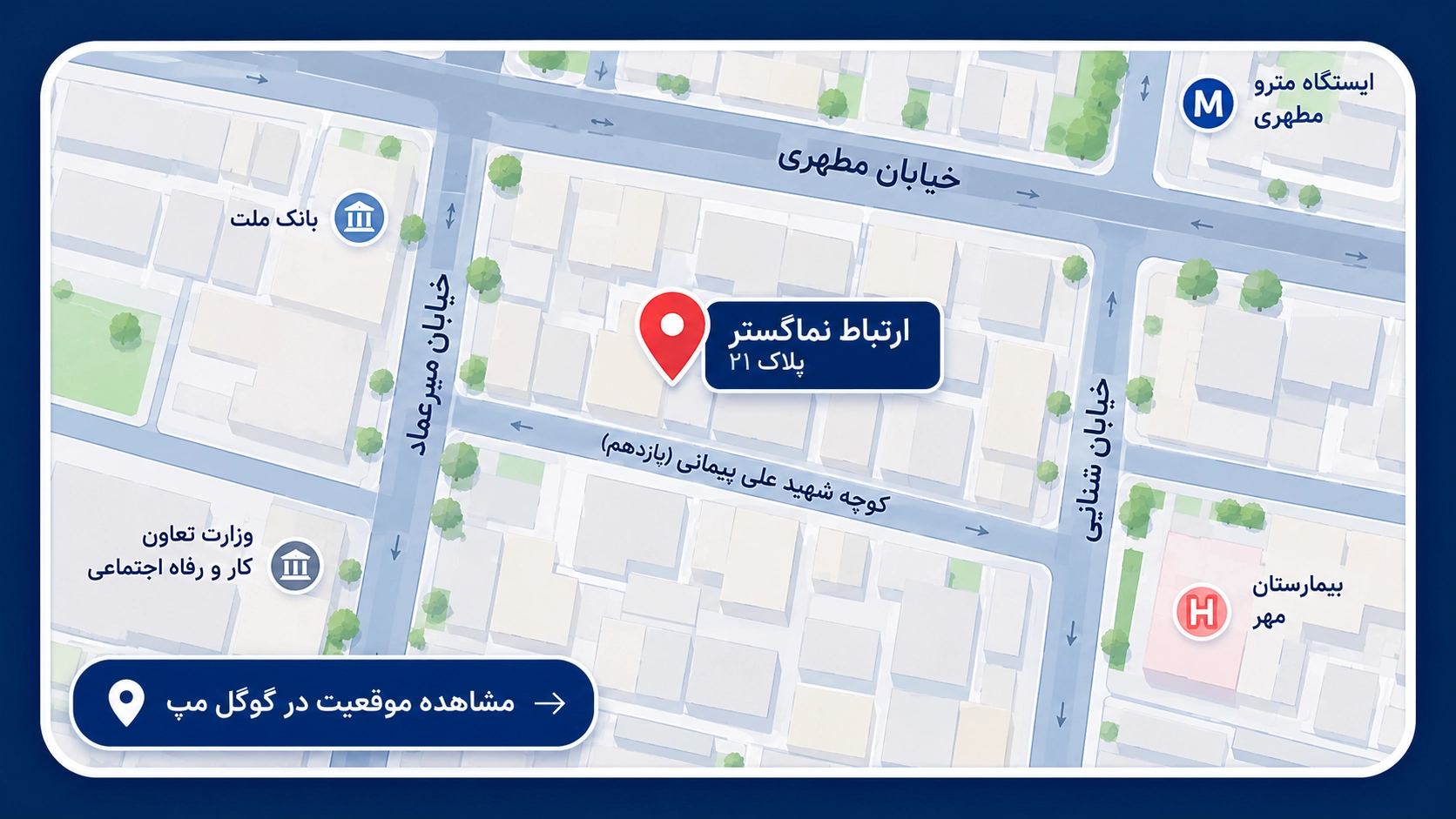 نقشه ارتباط نماگستر