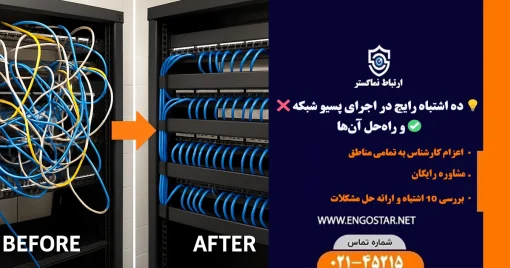 راه حل اشتباهات اجرای پسیو شبکه