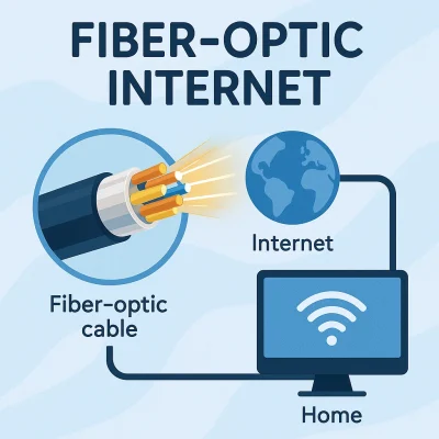 فیبر نوری اینترنت چیست