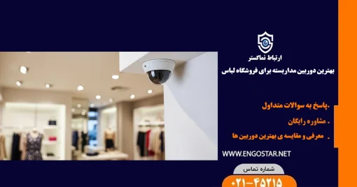 بهترین دوربین مداربسته برای فروشگاه لباس